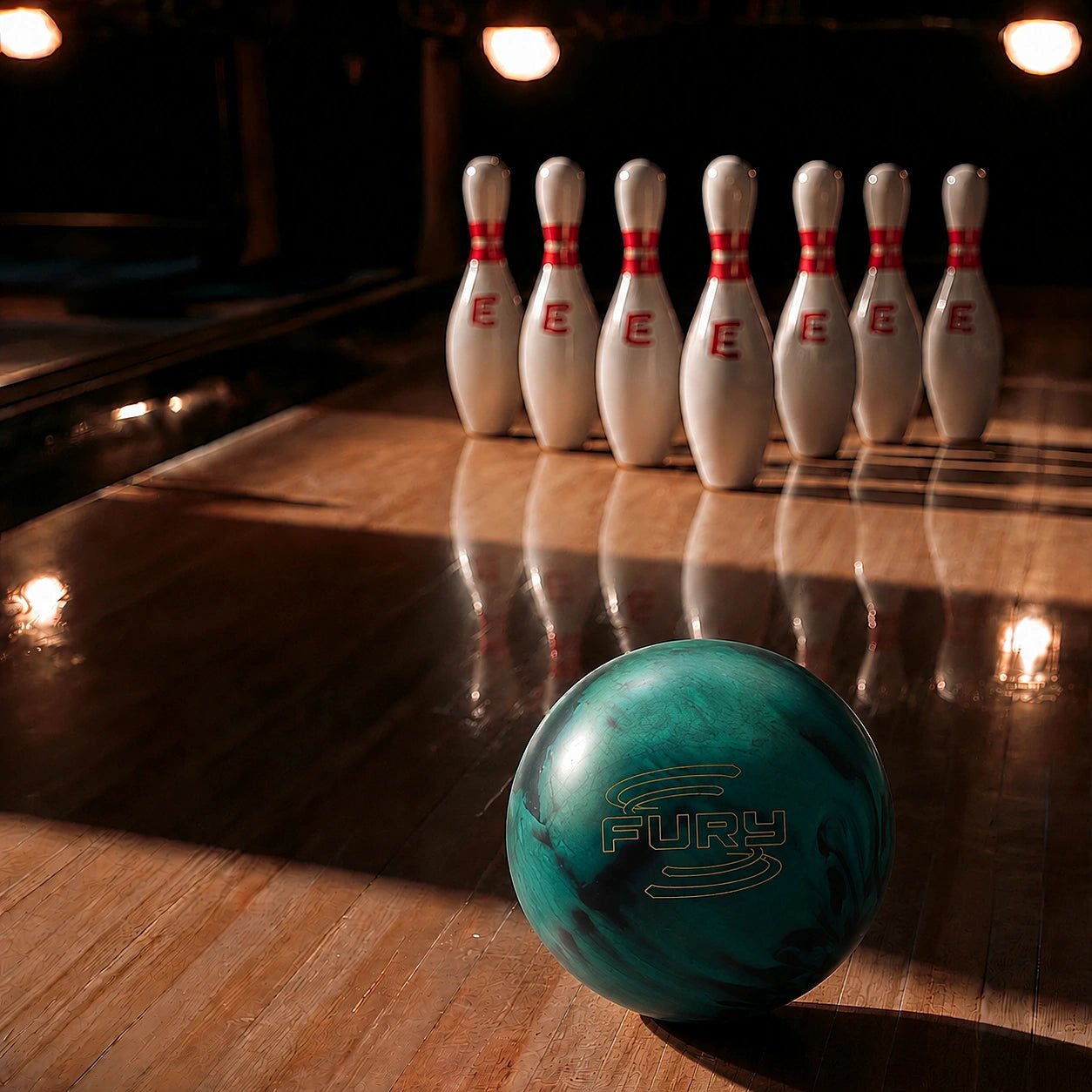 Boule FURY EMERALD/BLACK - Bowling Stars
