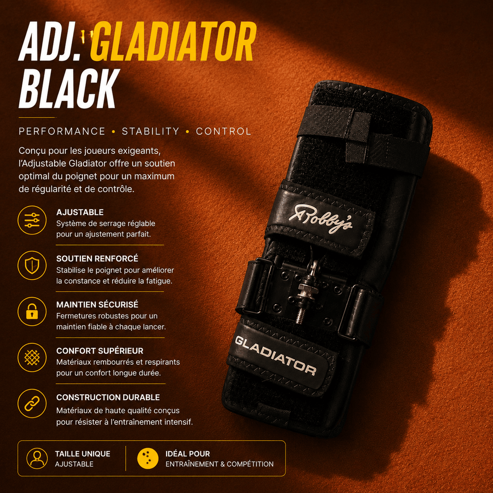 ADJ. GLADIATOR BLACK - Bowling Stars