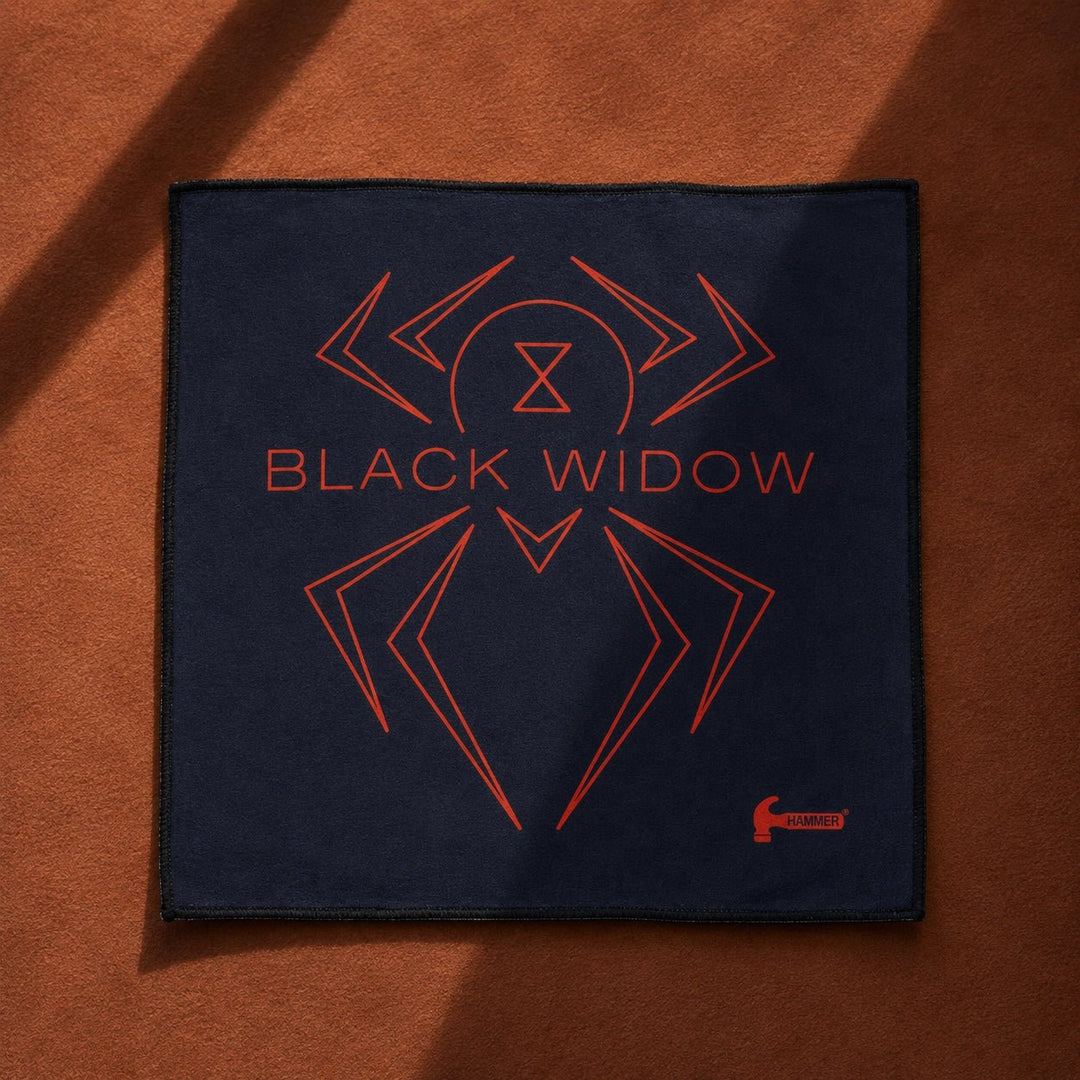 BLACK WIDOW MICROSUEDE TOWEL HAMMER - Bowling Stars
