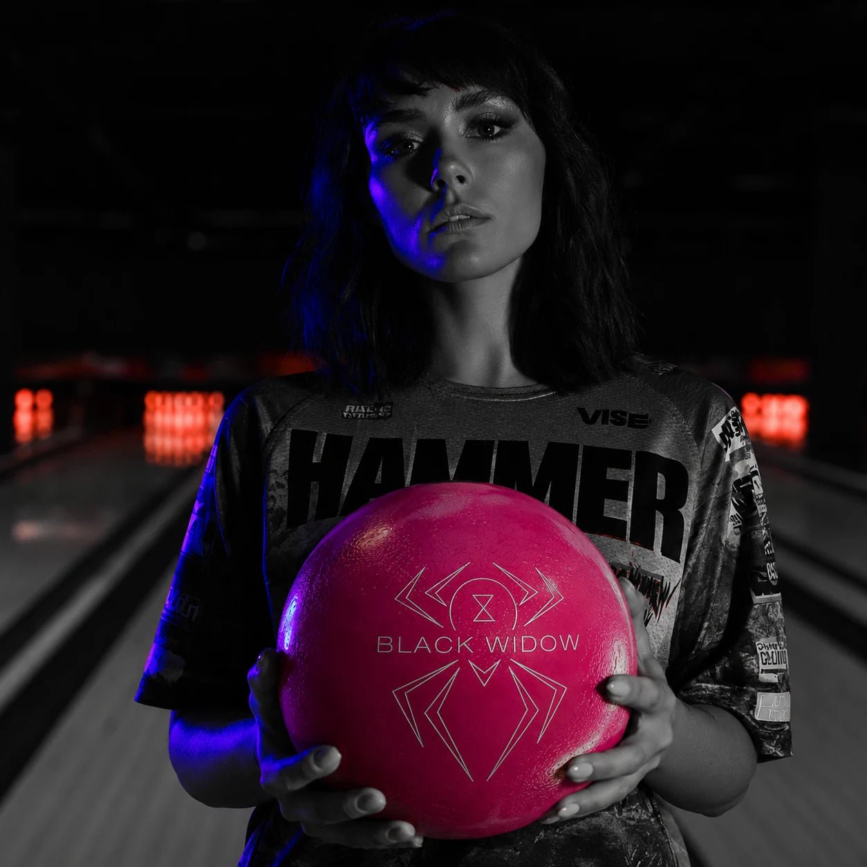 Boule BLACK WIDOW URETHANE HAMMER - Bowling Stars