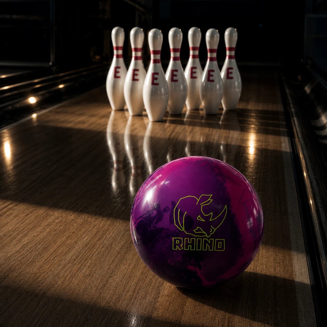 Boule BRUNSWICK RHINO PURPLE PINK BERRY - Bowling Stars