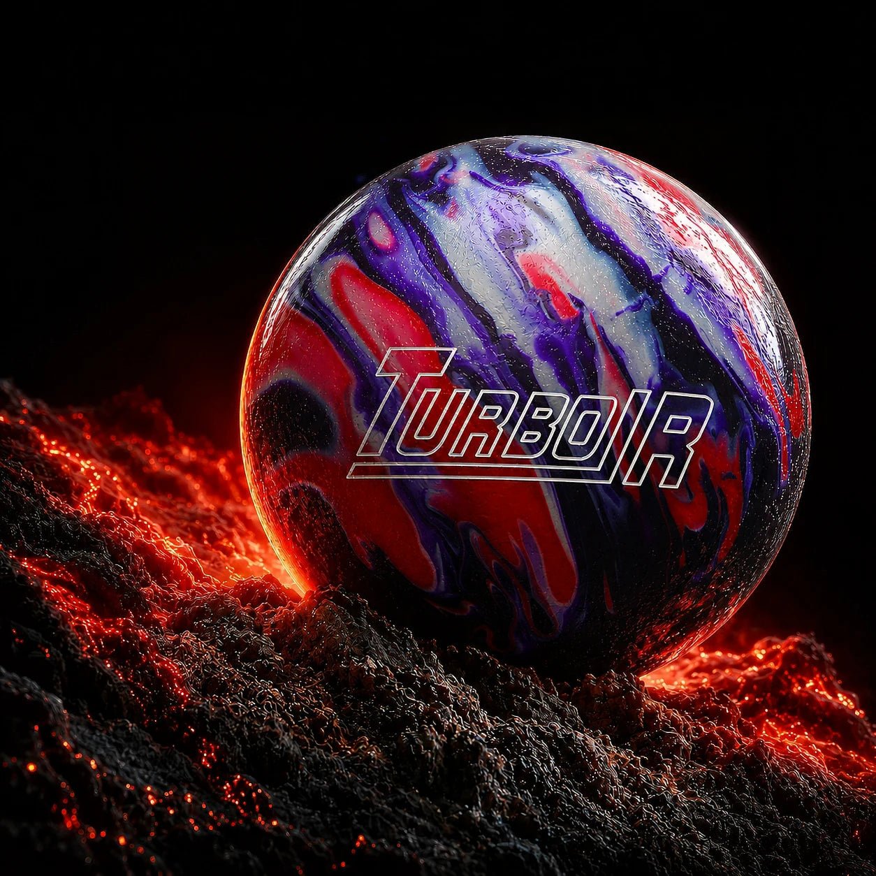 Boule EBONITE TURBO/R - ORANGE/BLUE PEARL - Bowling Stars