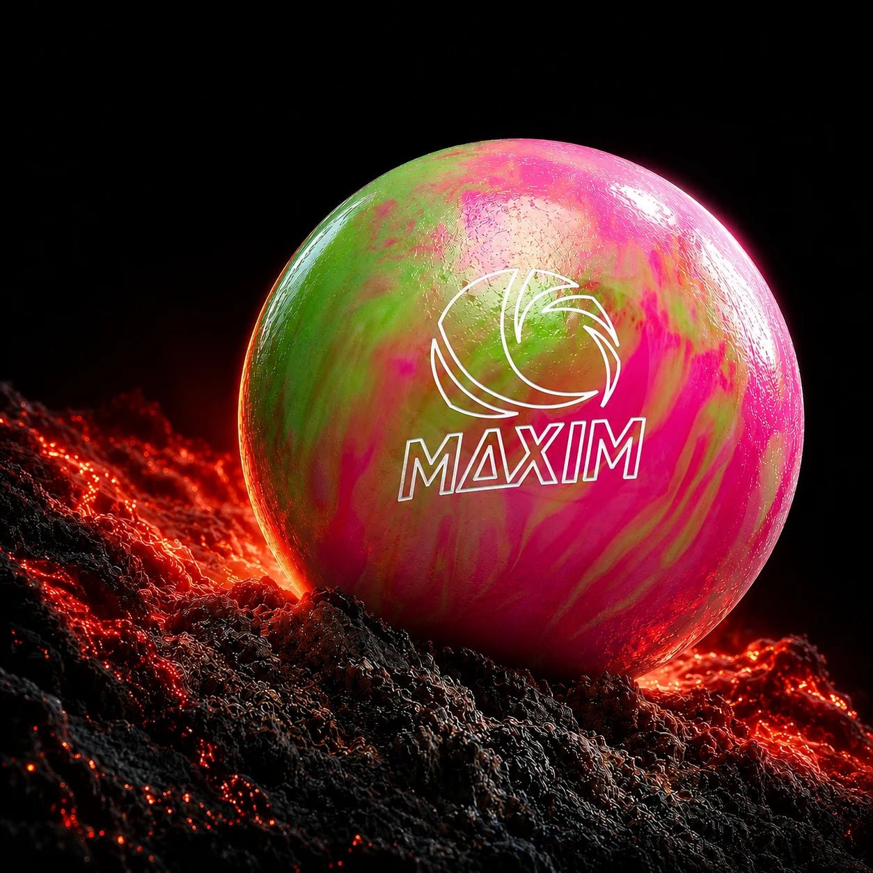 Boule MAXIM PINK LIMEADE EBONITE - Bowling Stars