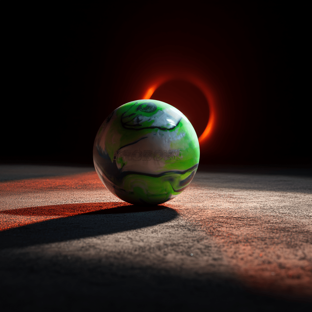 Boule PRO BOWL - GREEN/BLUE/SILVER - Bowling Stars