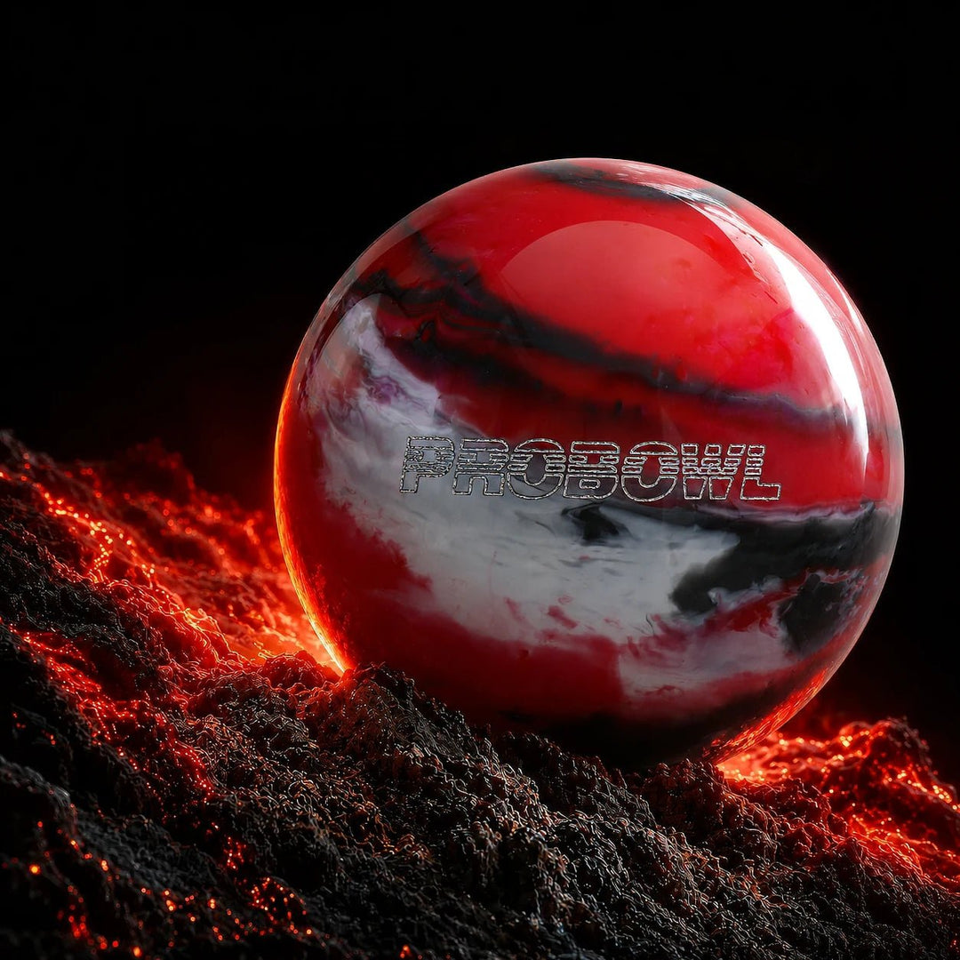 Boule PRO BOWL RED/BLACK/SILVER - Bowling Stars