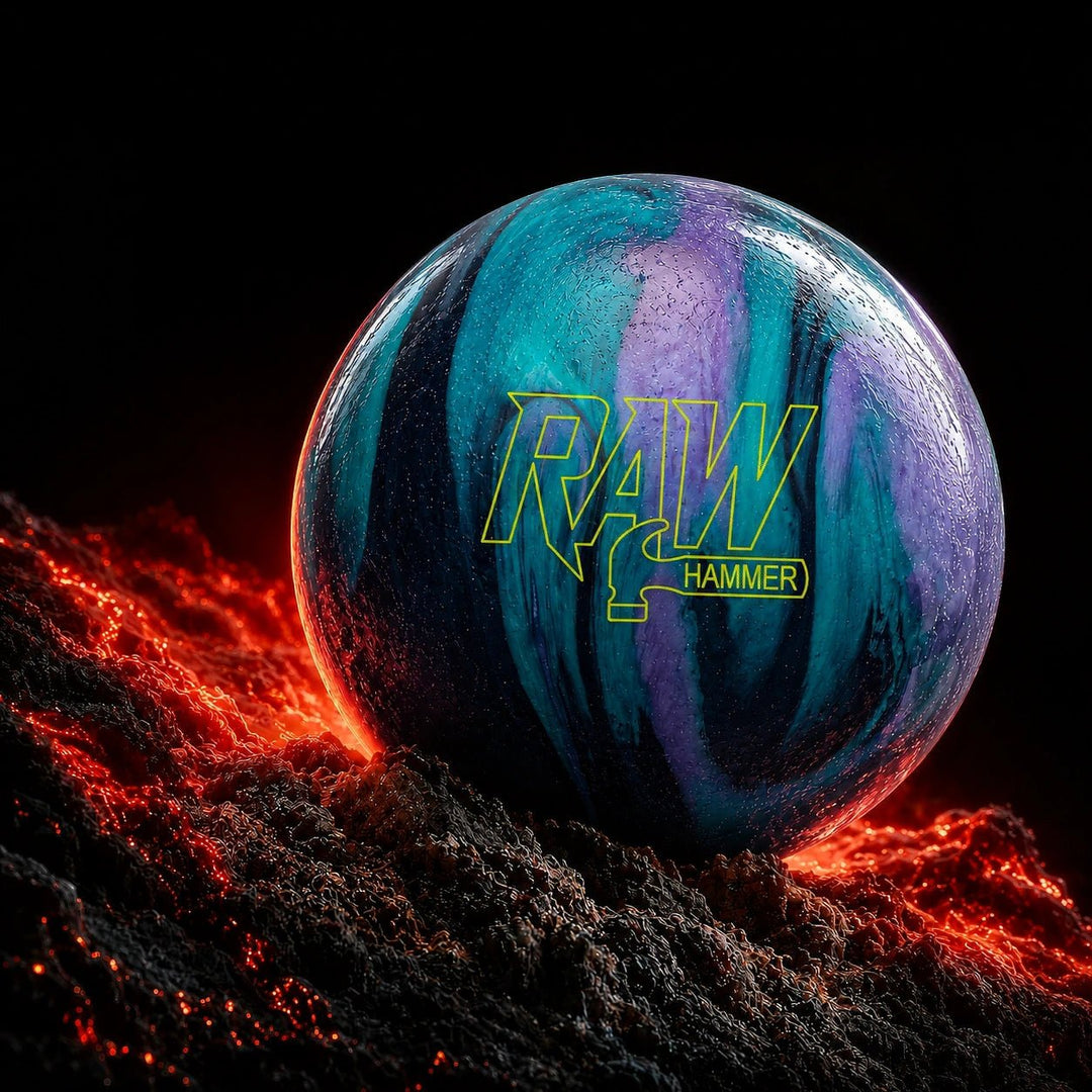 Boule RAW Black/Purple/Teal - Bowling Stars