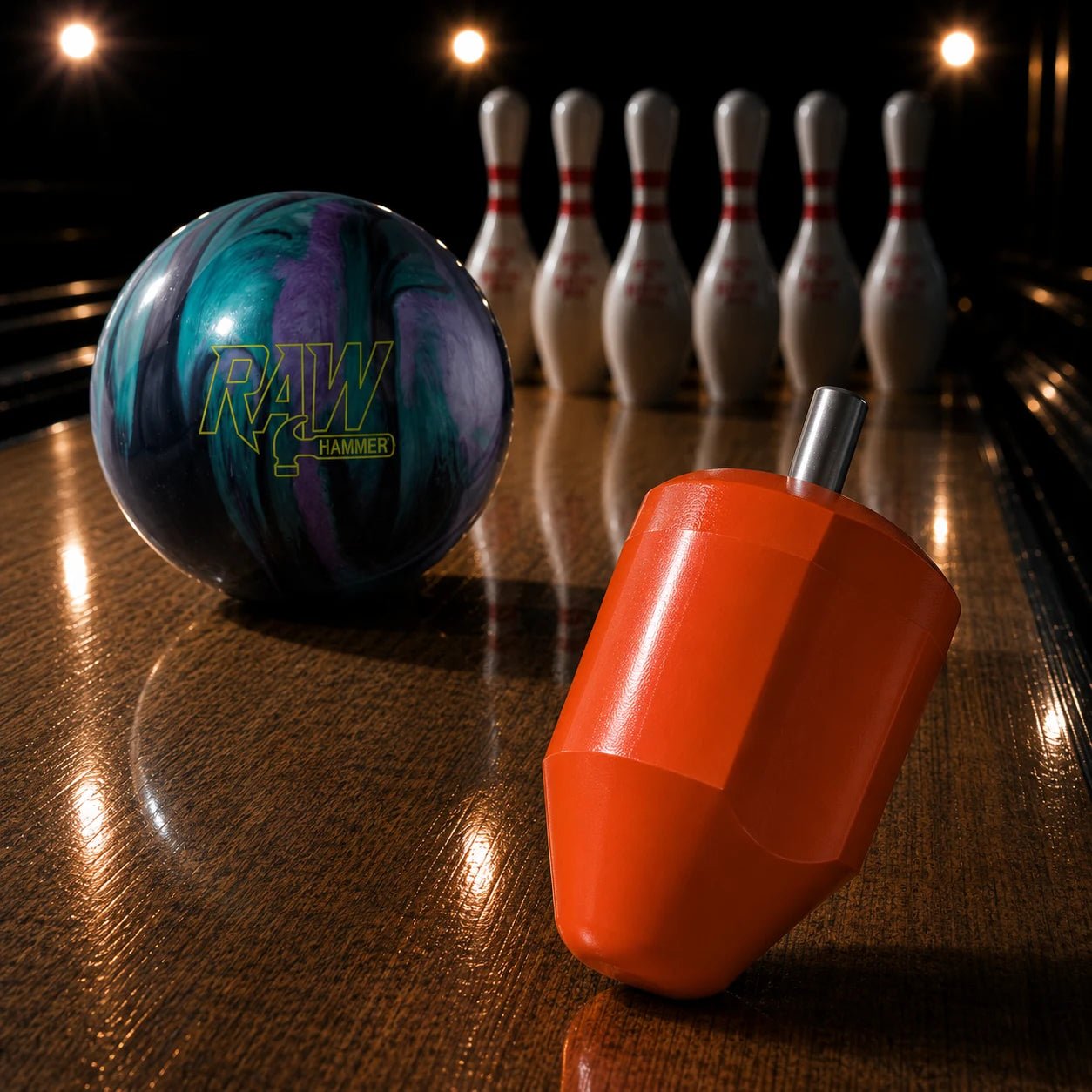 Boule RAW Black/Purple/Teal - Bowling Stars