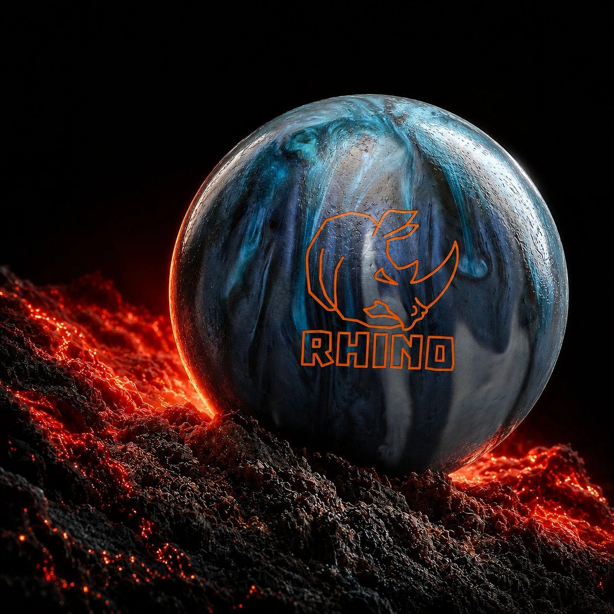 Boule RHINO BLUE/CADET GREY/SILVER - Bowling Stars