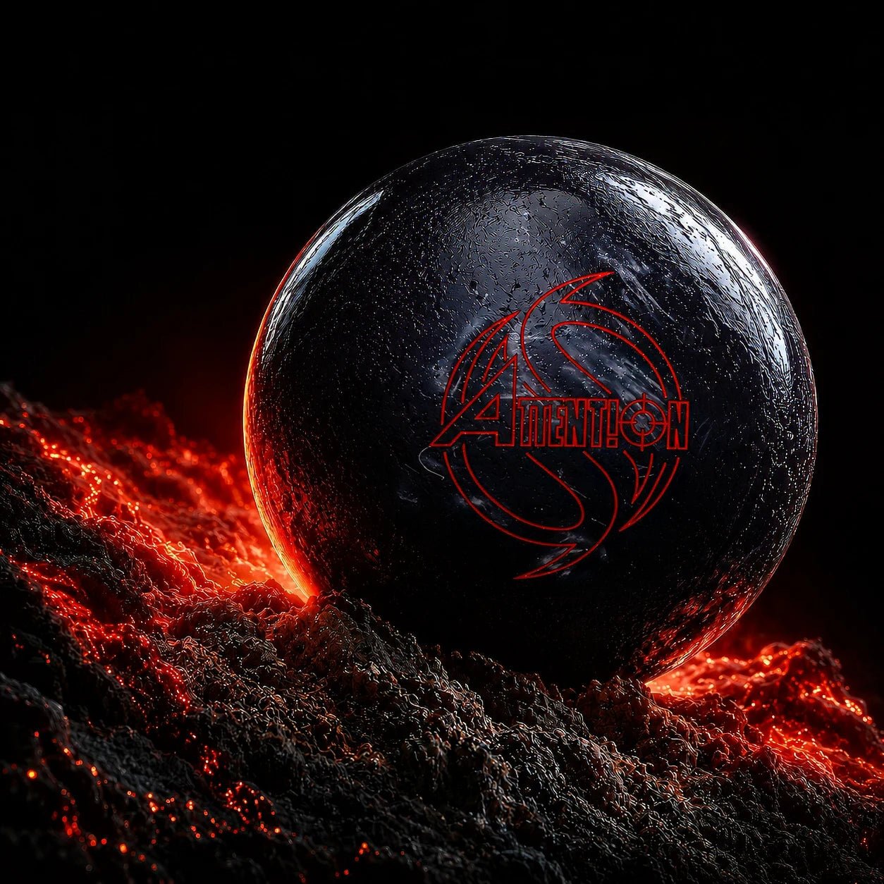 Boule ROTO GRIP ATTENTION BLACK PEARL - Bowling Stars