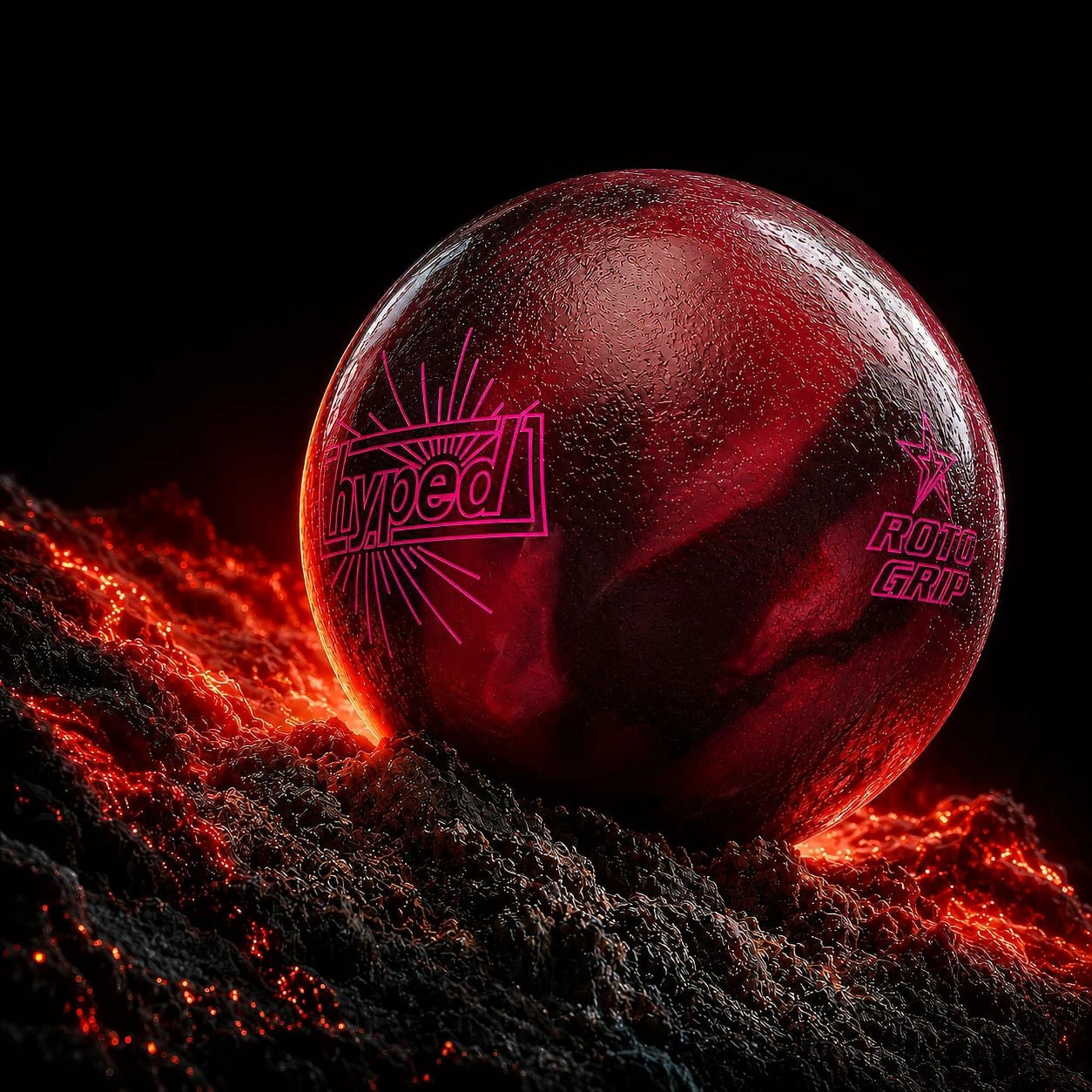 Boule ROTO GRIP HYPED SOLID - Bowling Stars