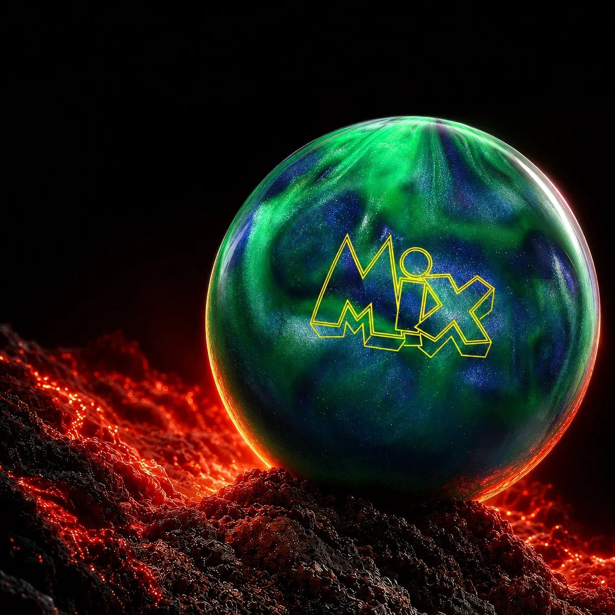 Boule STORM MIX LIME/ROYAL/CUSTARD - Bowling Stars