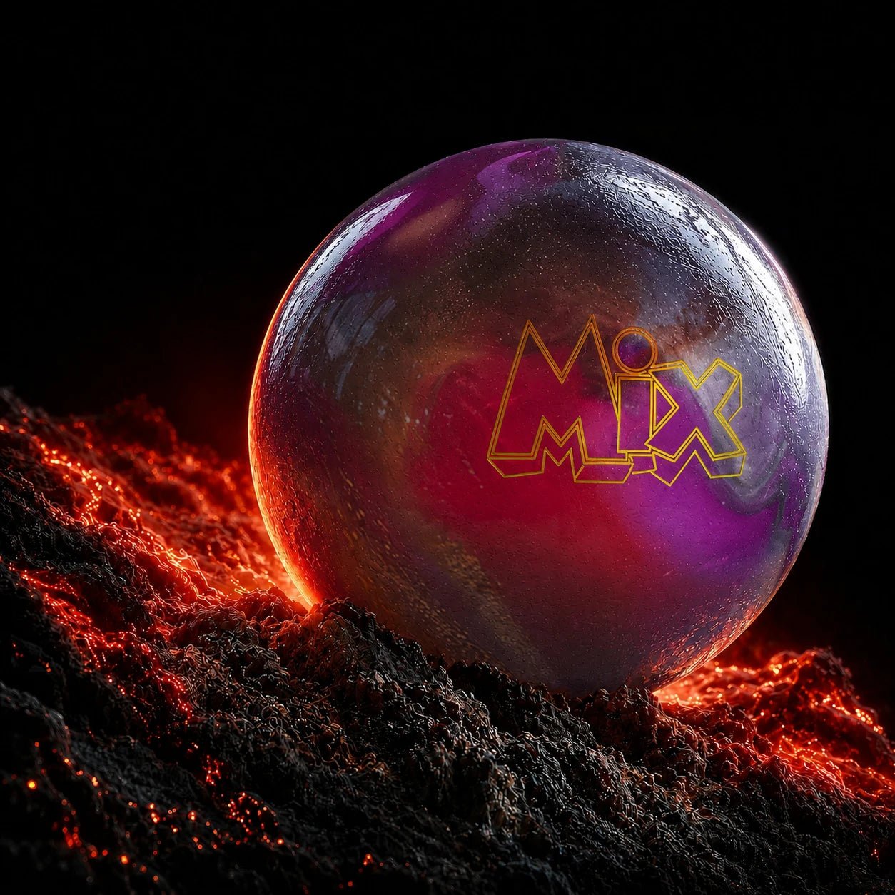 Boule STORM MIX PURPLE/SILVER - Bowling Stars