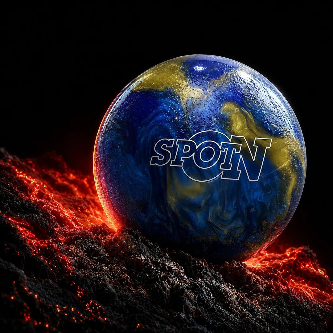 Boule STORM SPOT ON - DARK BLUE/BLUE/GOLD - Bowling Stars