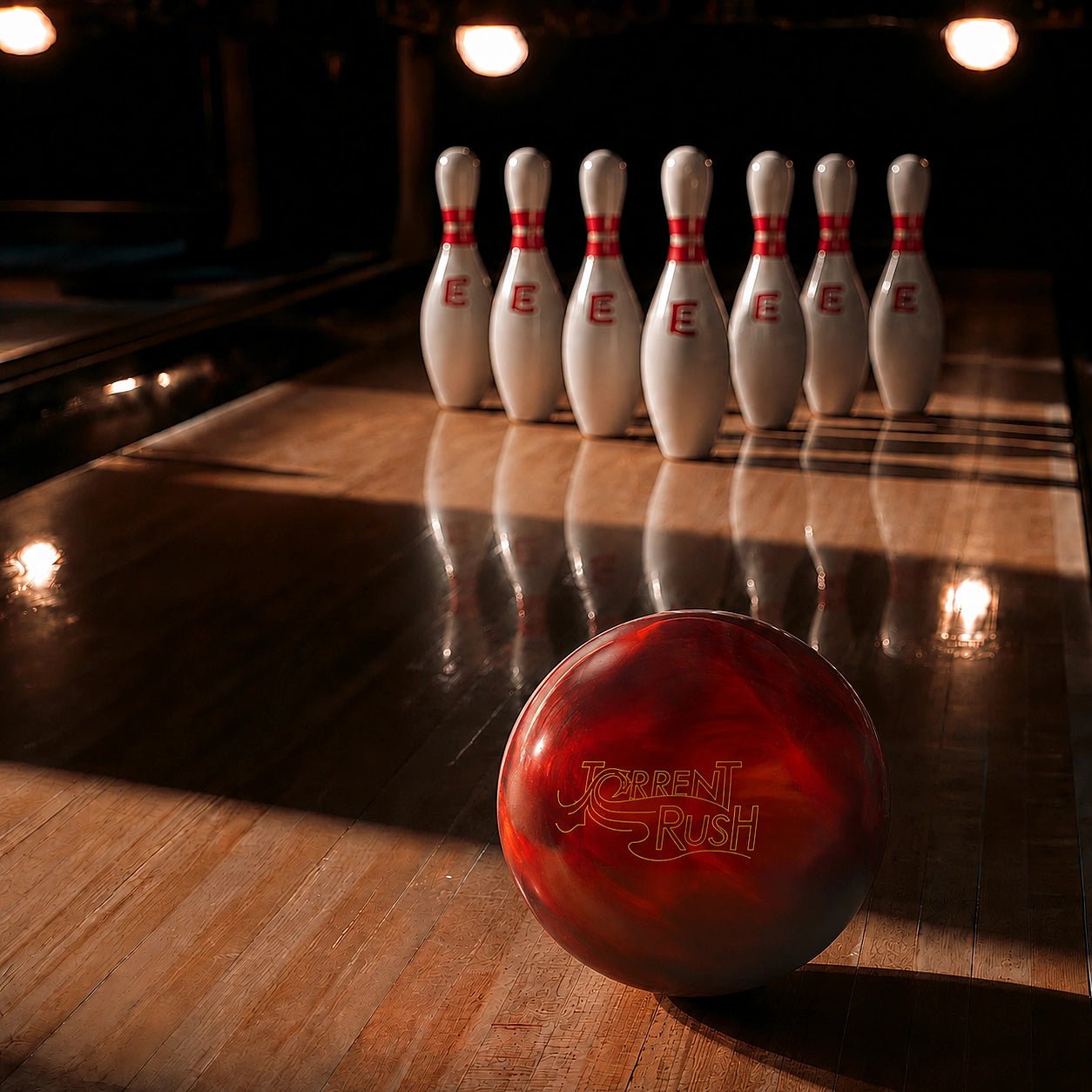 Bal STORM TORRENT RUSH RED/BRONZE - Bowling Stars