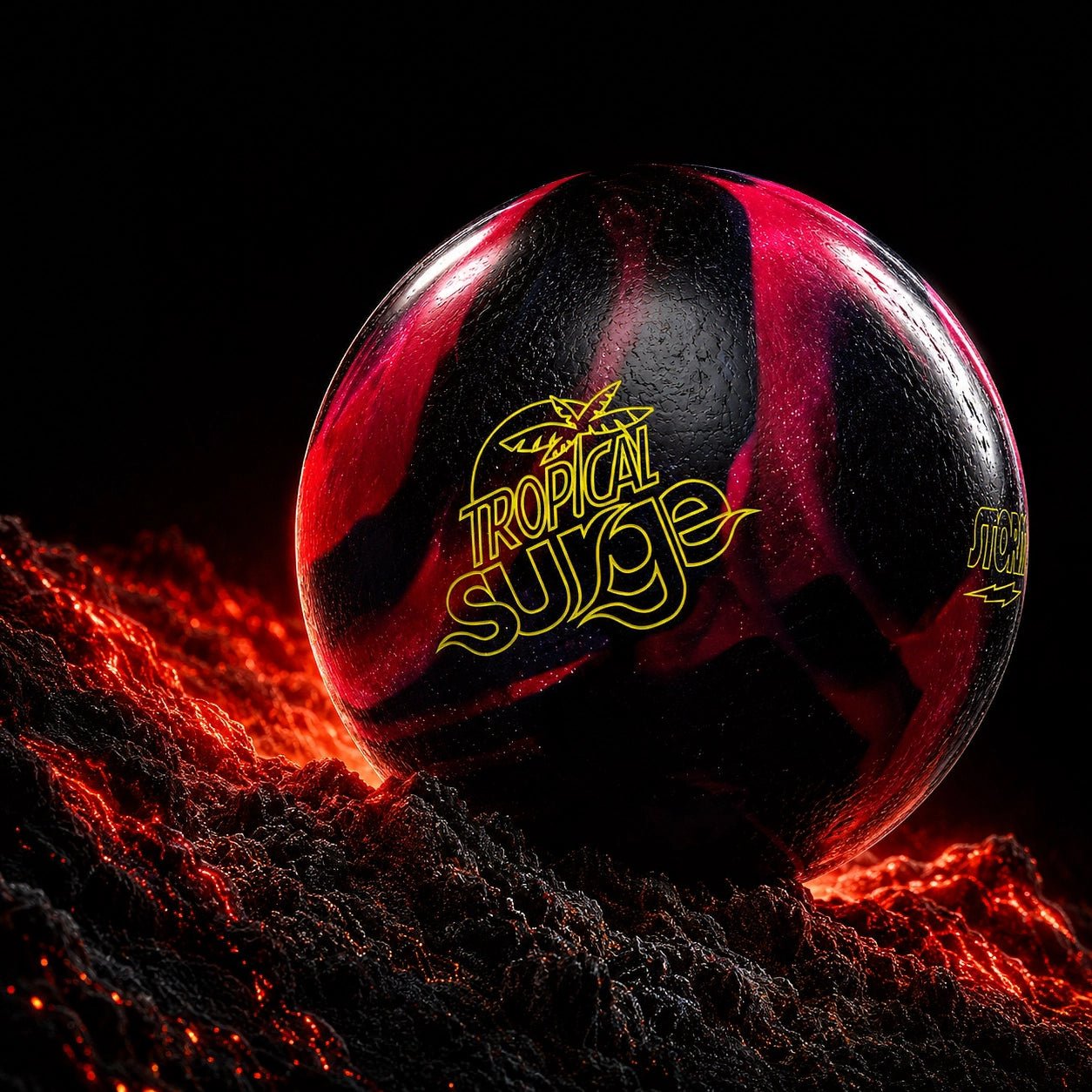 Boule STORM TROPICAL SURGE BLACK/CHERRY - Bowling Stars