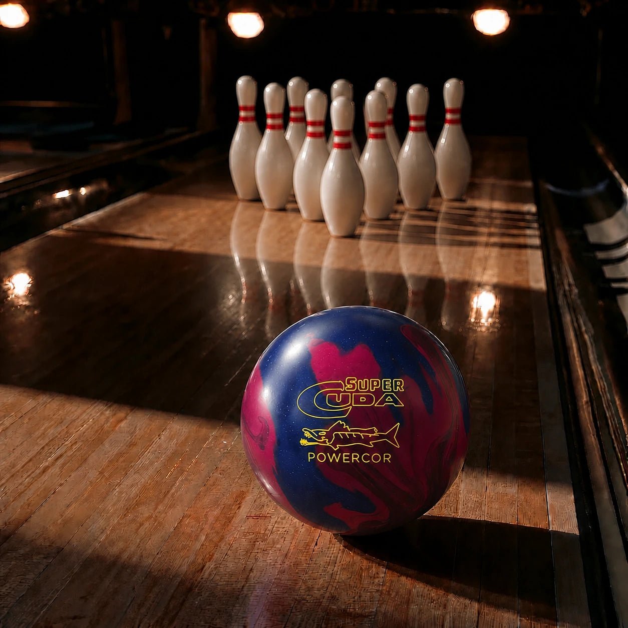 Boule SUPER CUDA POWERCOR PEARL - Bowling Stars