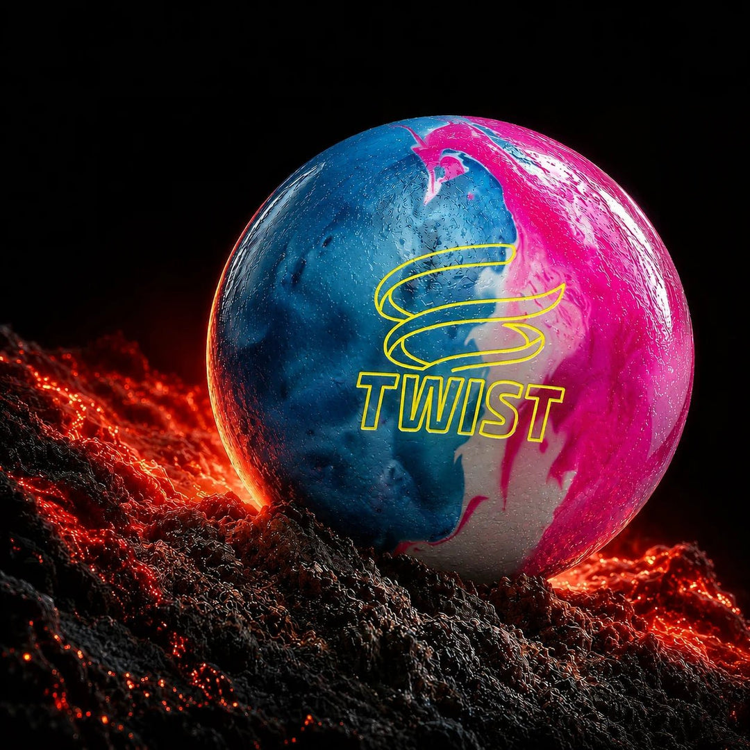 Boule TWIST BLEU CIEL / ROSE / NEIGE - Bowling Stars