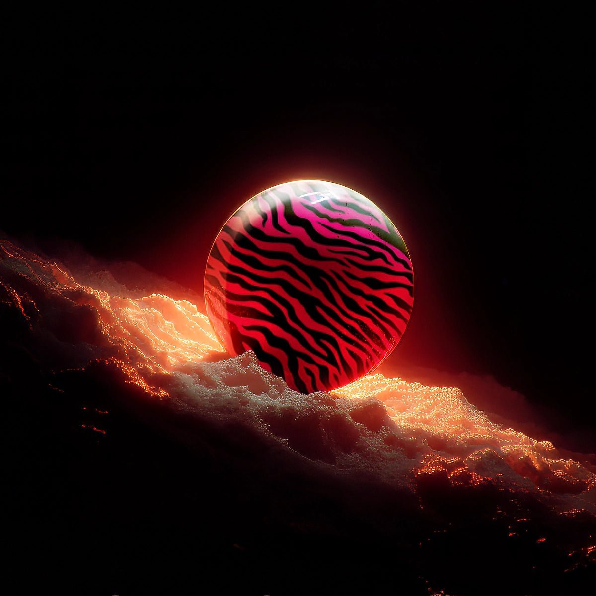 Boule Viz-A-Ball Pink Zebra - Bowling Stars