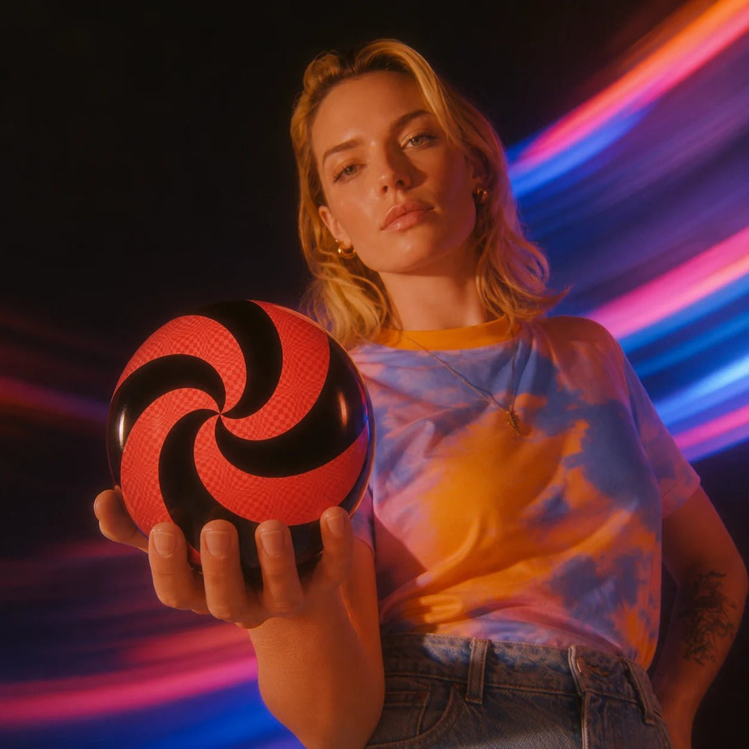 Boule VIZ-A-BALL SPIRAL ROUGE/NOIR - Bowling Stars