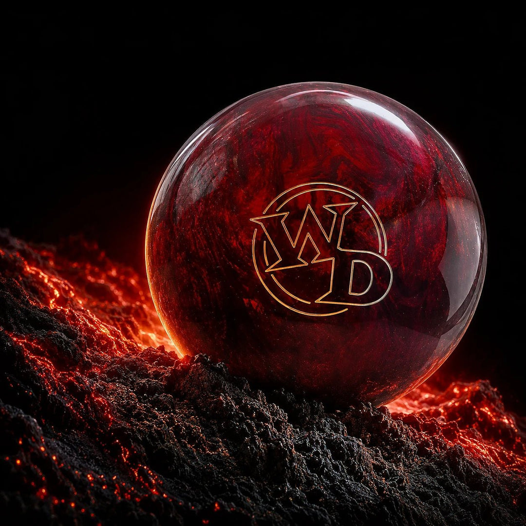 Boule WHITE DOT SCARLET COLUMBIA - Bowling Stars