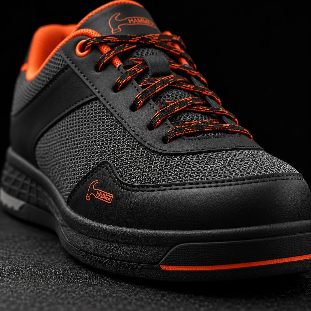 Chaussure de bowling Velocity Razor Black/Orange Right or Left - Bowling Stars