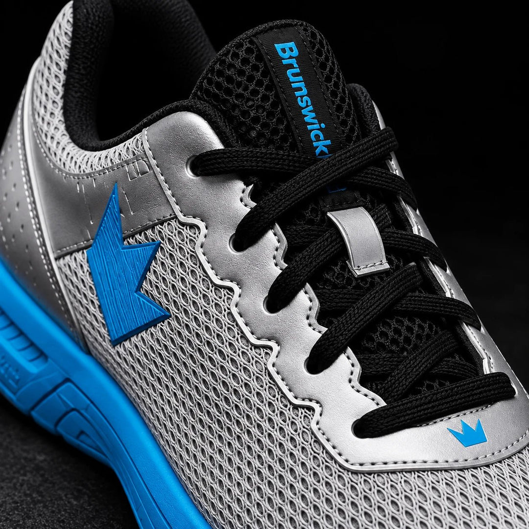 Chaussure de Bowling Velocity Silver/Sky Blue - Bowling Stars