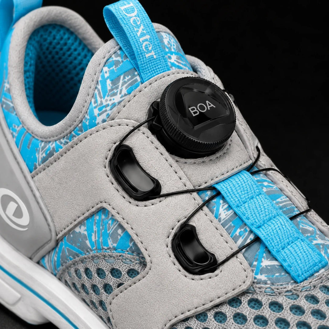 Chaussures de bowling Performance Éclair Gris/Bleu - Bowling Stars