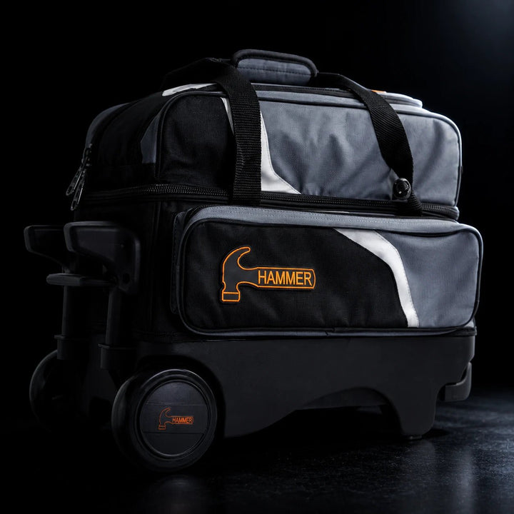 DELUXE DOUBLE ROLLER ORANGE/BLANC - Bowling Stars