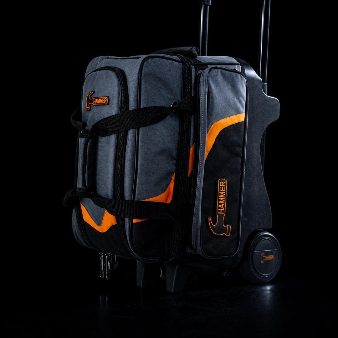 DELUXE DOUBLE ROLLER ORANGE/BLANC - Bowling Stars