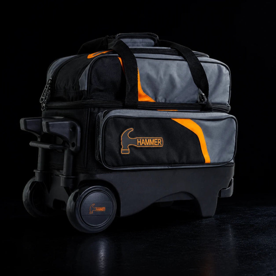 DELUXE DOUBLE ROLLER ORANGE/BLANC - Bowling Stars