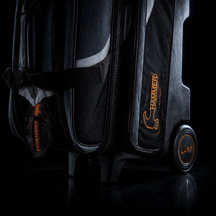 DELUXE TRIPLE ROLLER ORANGE/BLANC - Bowling Stars