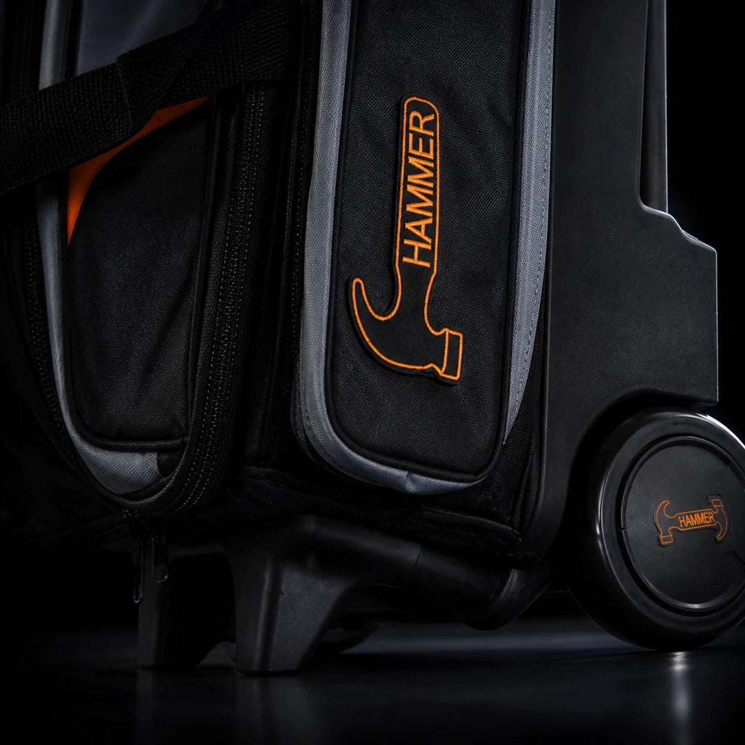 DELUXE TRIPLE ROLLER ORANGE/BLANC - Bowling Stars
