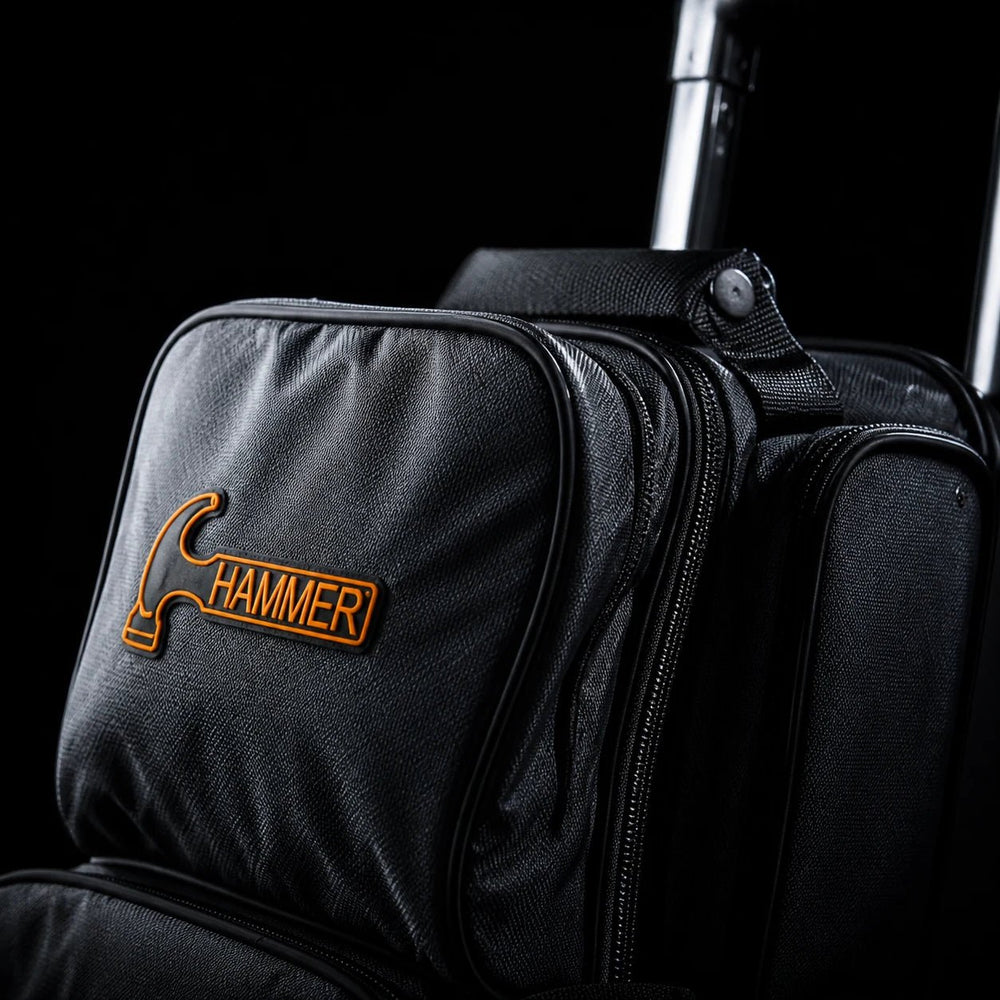 DELUXE TRIPLE ROLLER ORANGE/BLANC - Bowling Stars