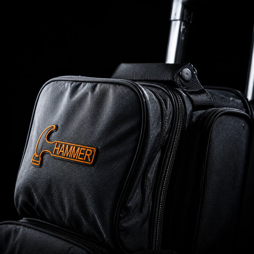 DELUXE TRIPLE ROLLER ORANGE/BLANC - Bowling Stars