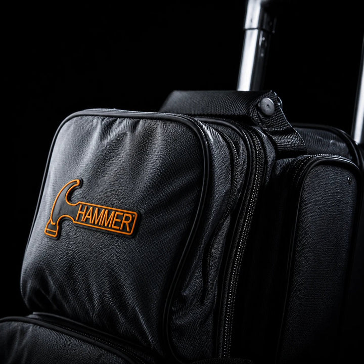 DELUXE TRIPLE ROLLER ORANGE/BLANC - Bowling Stars