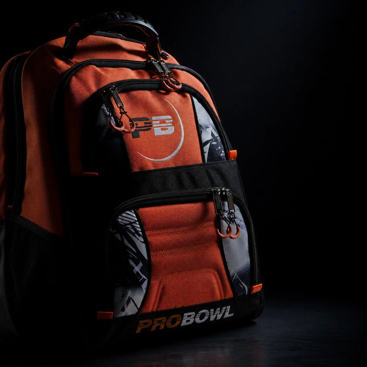 PROBOWL BACKPACK BLACK/ORANGE - Bowling Stars