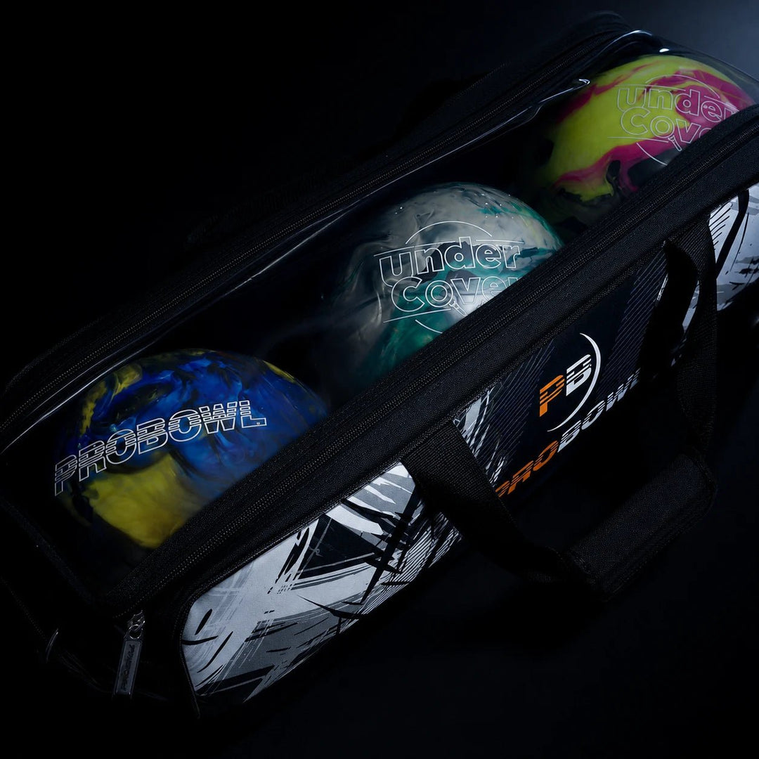 PROBOWL DYE-SUB 3-BALL TOTE TORBA BIAŁA - Bowling Stars