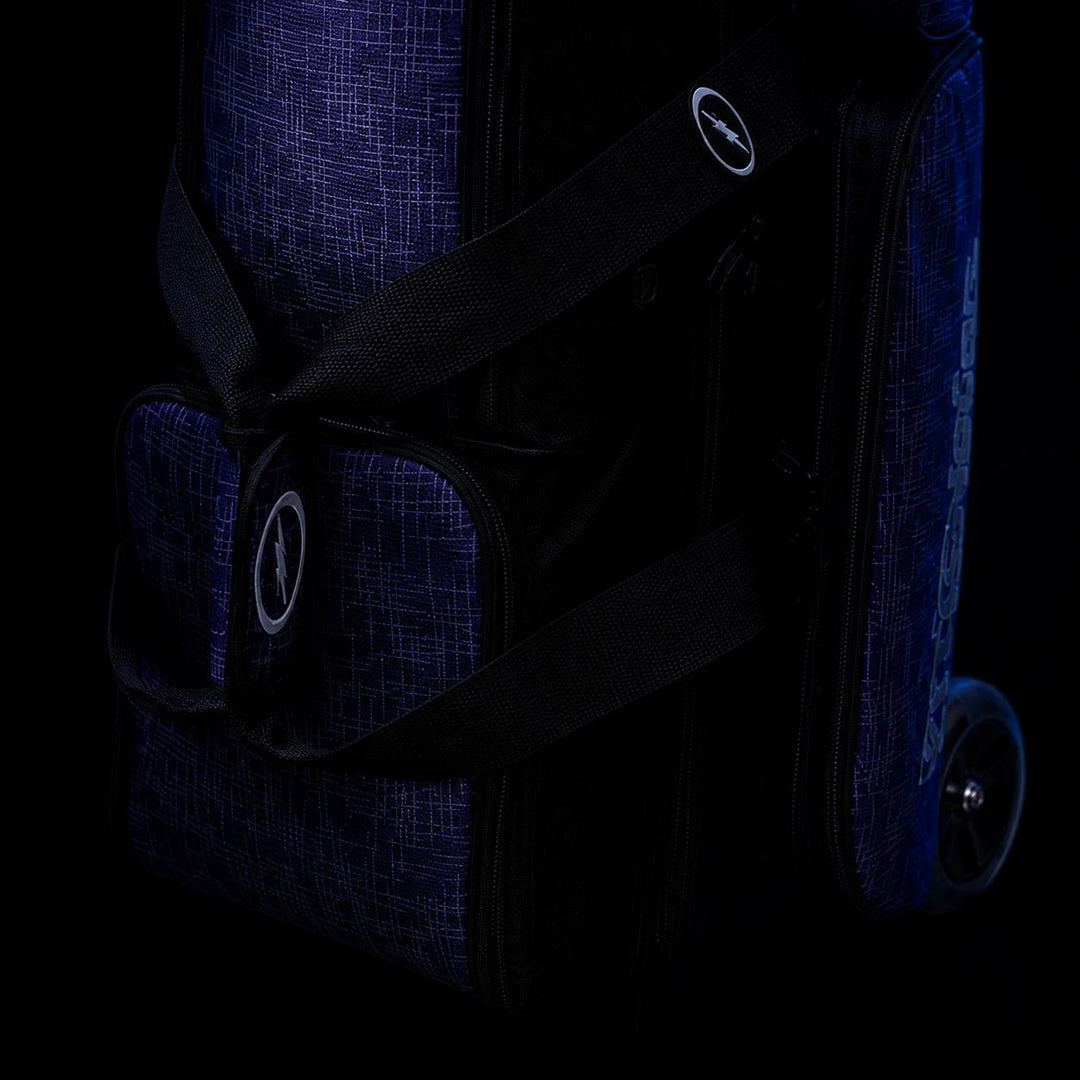 Sac R/T 3-BALL ABSTRACT PRPL/BLACK - Bowling Stars