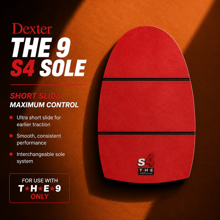 Semelle Dexter The 9 S4 - Glisse Courte, Technologie Avancée - Bowling Stars