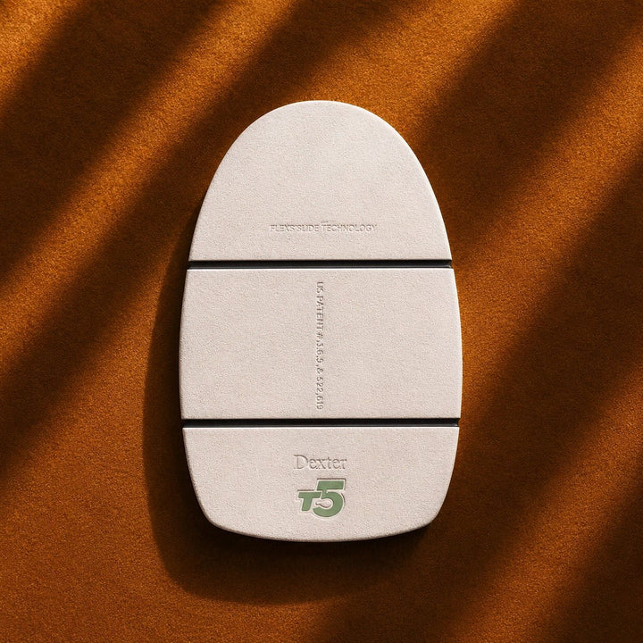 Semelle Dexter The 9 - Traction Minimale, Texture Lisse Blanche - Bowling Stars