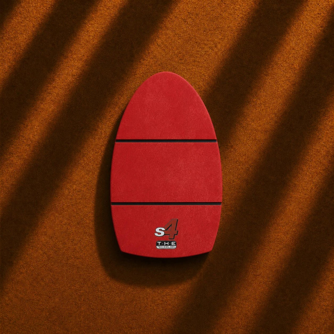 SOLE 4 - RED LEATHER - SHORT SLIDE - Bowling Stars