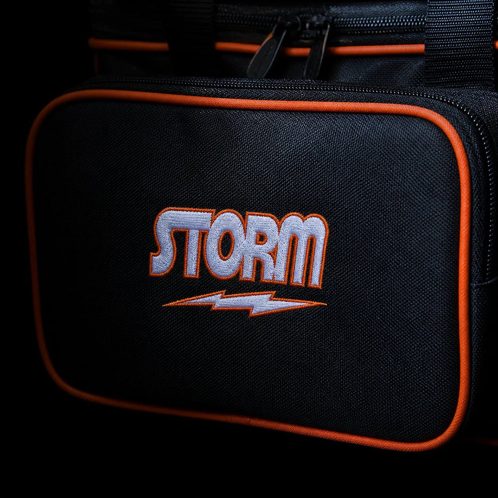 STORM 1-BALL TOTE FLIP BLACK/ORANGE - Bowling Stars