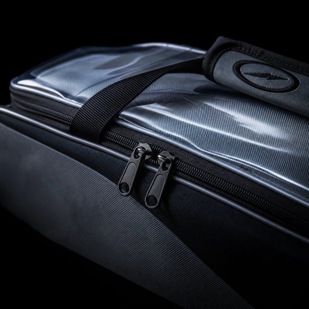STORM 3-BALL TRAVEL TOTE PRO GREY BLACK - Bowling Stars