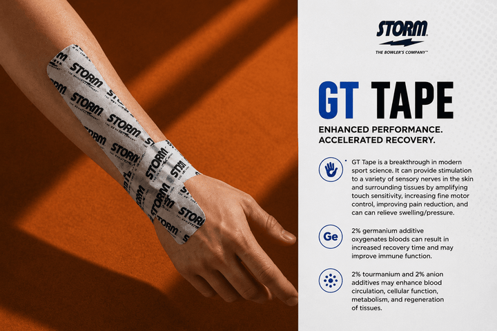 STORM GT TAPE WHITE 20 PRE-CUT STRIPS - Bowling Stars