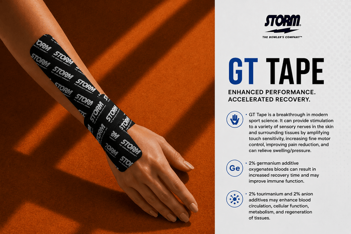 STORM GT TAPE WHITE 20 PRE-CUT STRIPS - Bowling Stars